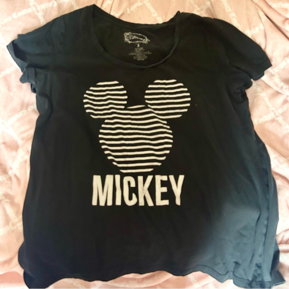 Black Mickey Shirt Size 2